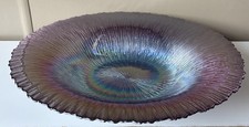 Large Iridescent Art Glass