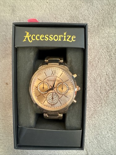 Rose gold watch - gold, accesorise