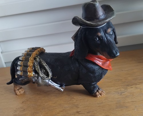 Retro cowboy dog dachshund - cowboy,
