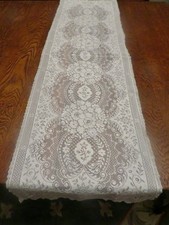 Vintage Ivory Lace Table/