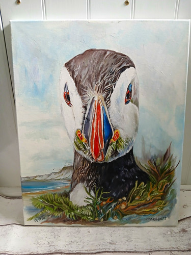 Original oil painting - painting, on