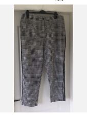 TU Black Dogtooth Trousers Size 18