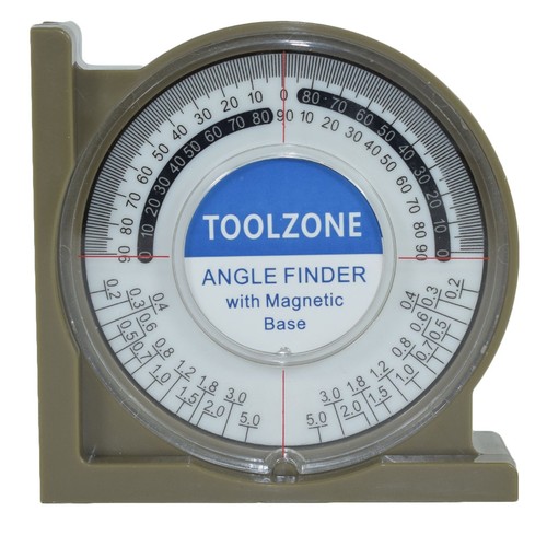 Magnetic base angle finder - base,