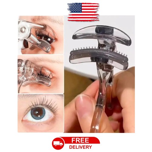 Dual eyelash curler with comb - dual,