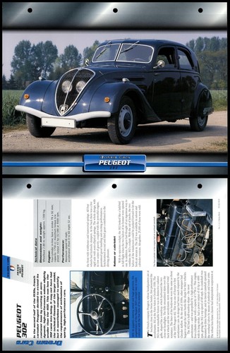 Peugeot 302 1937 saloons - 1937,