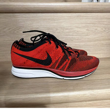 Nike Flyknit Trainer Red Black