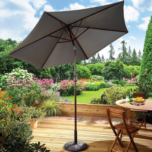 Garden parasol with tilting - with,
