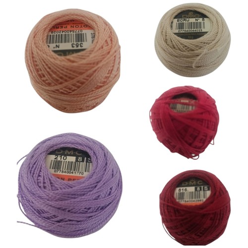 Dmc cotton perle thread bundle - perle,