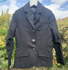 Child’s black HKM show jacket 7-8 years Riding Equestrian Competition