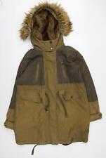 Topshop Women's Green Parka