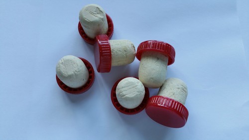 Plastic wine bottle corks - plastic,
