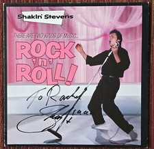 SHAKIN' STEVENS THERE ARE TWO KINDS OF MUSIC RARE 1990 UK LP, AUTOGRAPHED !