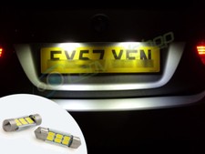 LED Rear Number Plate Bulbs Lights Replace Spare Part For Nissan Terrano