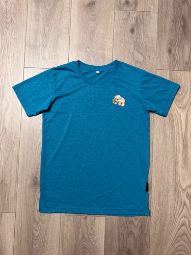 Tang jai blue - blue, embroidered