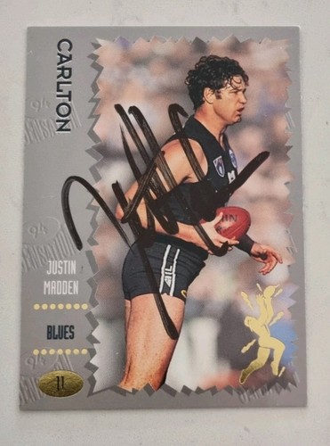 Justin madden signed - signed, afl
