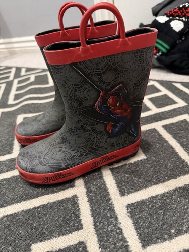 Marvel spider man wellies - spider-man,
