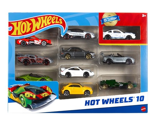 Hot wheels pack styles - 10-pack, (styles