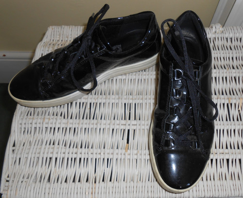 Ecco black patent - ecco, leather
