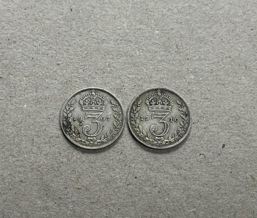 1907 1910 edward vii silver - 1907,