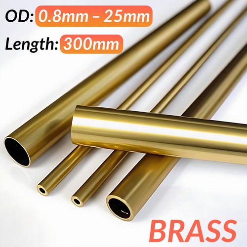 Brass tube pipe - brass, 300mm