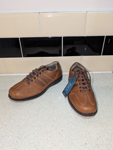 Airflex brown leather - m&s,