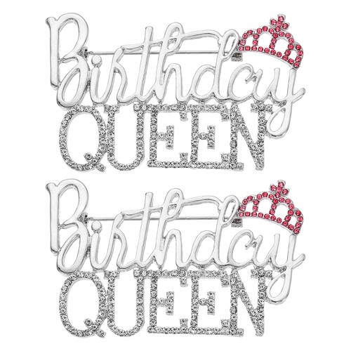 Pcs birthday queen brooch - pcs,