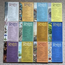 1969 VINTAGE READER'S DIGEST MAGAZINES COMPLETE SET OF 12 MINT
