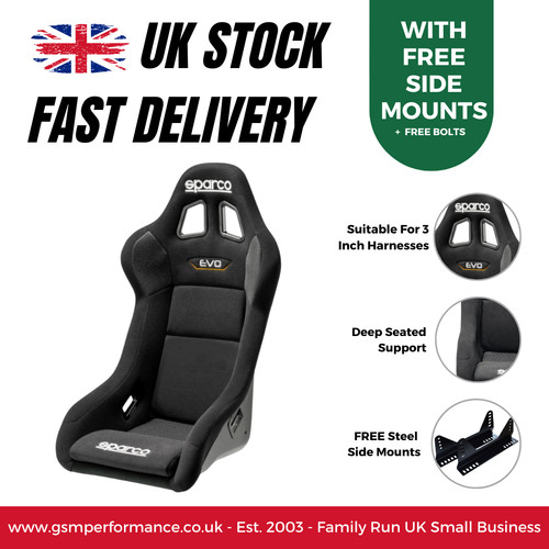Sparco evo qrt fibreglass sim - qrt,