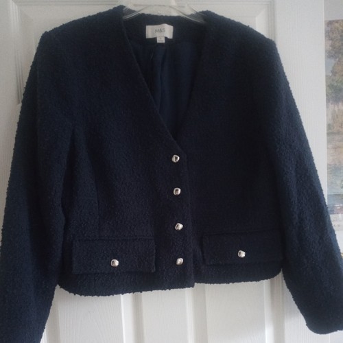 Tweed boucle jacket uk 18 - tweed,