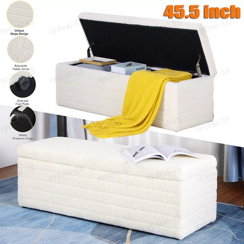 Storage bench ottoman - 45.5",