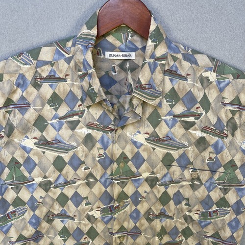 Vtg burma bibas lawn - lawn, cotton