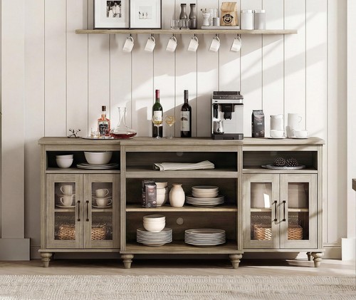 Buffet cabinet glass doors 9 - cabinet,