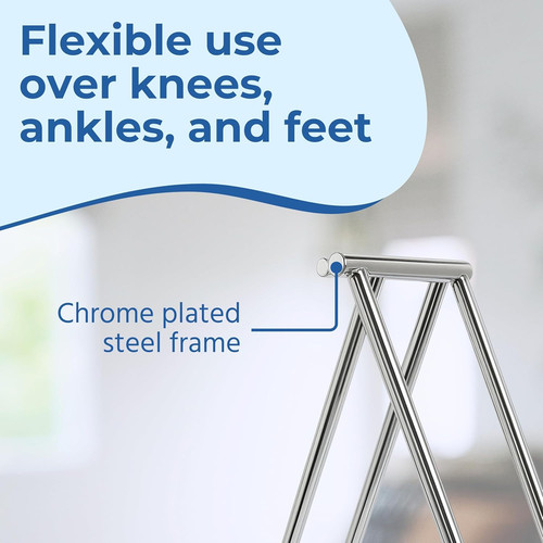 Chrome folding bed cradle - chrome,