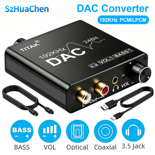 192khz dac converter digital - converter,,