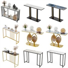 Exclusive Marble Console Table Ultra Long Entryway Table Slim Narrow Sofa Table