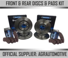 OEM SPEC FRONT + REAR DISCS AND PADS FOR AUDI A3 CABRIOLET 1.6 2008-10