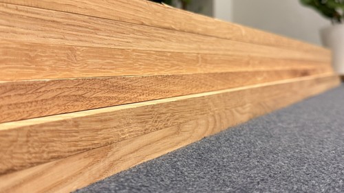 6no oak boards kiln dried - 6no,