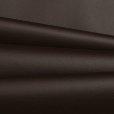 Haaris Imaan Dark Brown Faux Leather Fabric by the Metre, Vinyl, Car Upholstery