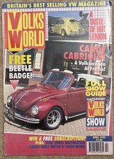 VolksWorld Magazine A Taste Of Hot Lemon Candy Cabriolet April 1995