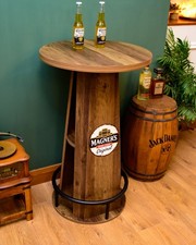 Rustic Wooden Bar Table with