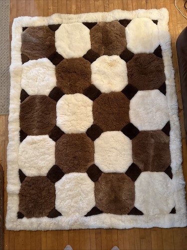 Mix brown white - mix, rug