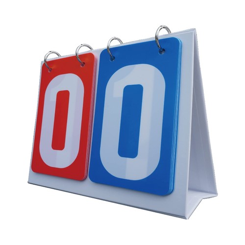 Portable flip scoreboard - portable, 2
