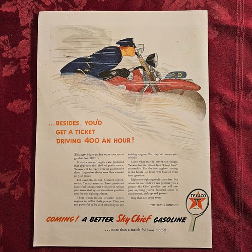 1944 texaco sky chief - chief, vintage