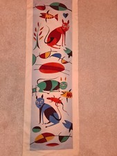 Batik painting abstact cats