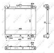 RADIATOR ENGINE COOLING FITS