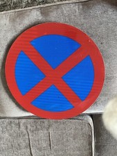 N0 Stopping Uk Road  Sign 60cmx60cm Mancave Tv Film Sets Pubs , Metal