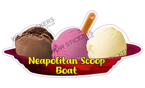 Ice cream van sticker