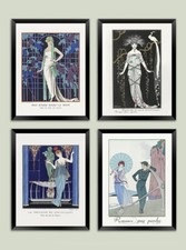 GEORGE BARBIER PRINTS: French Fashion Art Deco Illustrations 