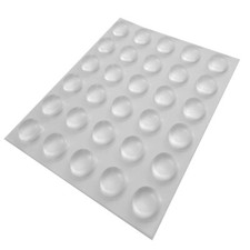 30 Clear Self Adhesive Domed