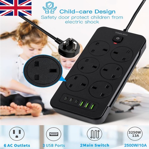 Surge protected extension lead - extension,